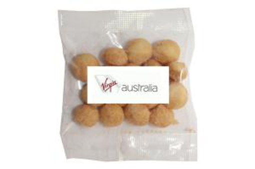 Picture of Wasabi Macadamias in 30g Bag