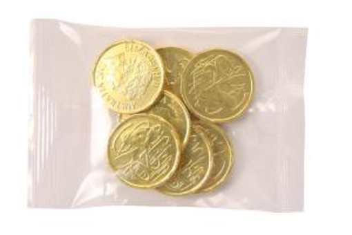 Picture of Gold Choc Coins in 30g
