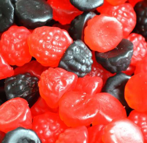 Picture of Gummy Blackberries & Raspberries 100g