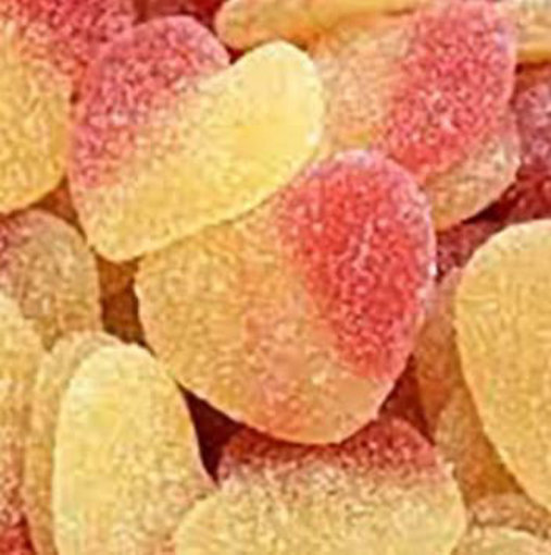 Picture of Gummy Sour Peach Heart 50g Bag