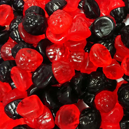 Picture of Gummy  Blackberries and Raspberries 30g Bag